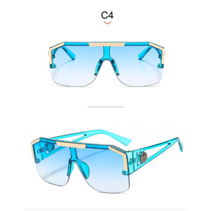 Gafas de sol cuadradas de estilo moderno, lentes de sol cuadradas de gran tamaño con diseño de lujo, 2022 - Product Image 4