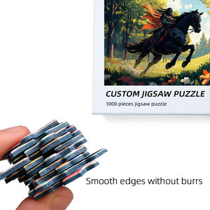 Source Factory OEM Personnalisé Auspicious Clouds Animal <span class=keywords><strong>Puzzle</strong></span> Fabricant Personnalisé <span class=keywords><strong>1000</strong></span> Pièces pour Adultes - Product Image 2