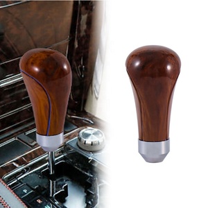 Pommeau de levier de vitesse automatique en alliage d'aluminium avec lignes bleues pour voiture universelle au <span class=keywords><strong>prix</strong></span> de gros Offre Spéciale aspect bois - Product Image 1