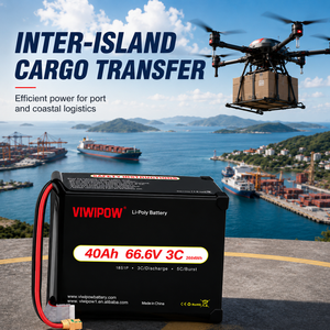 Batterie de drone semi-solide 40000mAh 18S, vente chaude, batterie UAV 18S haute capacité pour drone agricole et industriel - Product Image 1