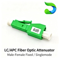 Atténuateur à fibre optique LC mâle-femelle UPC APC 5dB 10dB monomode SFP pour centre de données Datacom, atténuateur enfichable