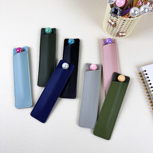 Portabel Warna Solid Bahan Lain Ango G654 16.5X3.5Cm Kantong Pena Tahan Gores Tempat Pelindung Penutup Pensil Casing Lengan - Product Image 5