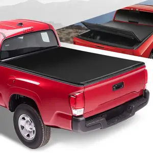 Gwm Pickup Accessories F150 Ranger Pickup Truck Bed Hulix Soft Tri-Fold Tonneau Cover