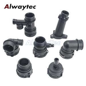 Connecteur de tuyau de radiateur automobile NW32 PA66+30%GF haute température, résistant aux produits chimiques, compatible avec le raccord VDA, système de refroidissement élevé - Product Image 1