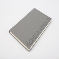 Carnet de notes de qualité supérieure, couverture en cuir vegan personnalisée, logo gravé, résistant à l'eau, couverture élégante, idéal pour le bureau