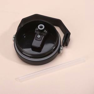 New Large-Capacity <b>Thermos</b> Cup 304 Stainless Steel Double-Layer Vacuum Barrel Handle Outdoor Portable Exercise Design Double - Product Image 5