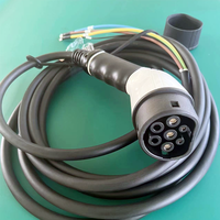 Chargeur monophasé Type2 EV 32A EV câble de charge Type 2 AC Ev chargeur pistolet connecteur d'extrémité de véhicule