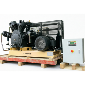 <strong>Air</strong> Cooled Water Cooled Lubricated Oil-injected 11KW 15HP 30-40 Bar 1.2m/min Piston <strong>Air</strong> Compressor with Engine - Product Image 5