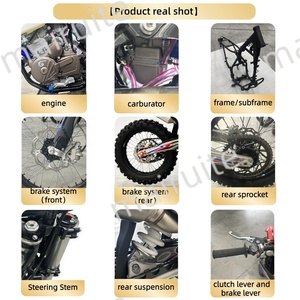Moto tout-terrain d'aventure extrême YBS300, suspension <span class=keywords><strong>triple</strong></span> réglable, cadre en acier chromoly, motocross - Product Image 3