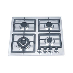Estufa de acero inoxidable de 4 quemadores personalizable, electrodoméstico de cocina integrado para uso doméstico - Product Image 1