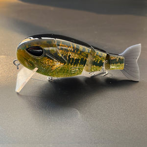 Lvde atacado 3 juntas de touro, shad, enfrentar, 12.5cm, 50g, batom flutuante, billed, para iscas de pesca de robalo - Product Image 5