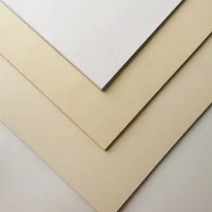 A4 and 45*64cm high grade Laid Conqueror paper white creamy yellow color with log as customized watermark made in China