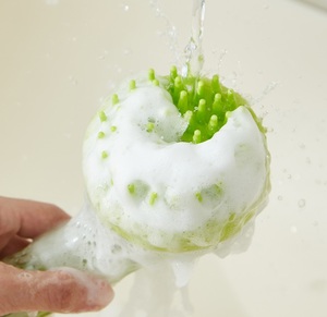 Cepillo de Baño <span class=keywords><strong>para</strong></span> <span class=keywords><strong>Cachorros</strong></span>, Cepillo de Baño <span class=keywords><strong>para</strong></span> Perros de <span class=keywords><strong>Pelo</strong></span> Largo y <span class=keywords><strong>Corto</strong></span>, Cepillo de Silicona Multifuncional con Dispensador de Jabón, Cepillo de Masaje <span class=keywords><strong>para</strong></span> el Cuidado de Mascotas - Product Image 2