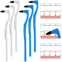 Brosse à dents dentaire brosses interdentaires petite tête Correction douce dents orthèse nettoyant brosse à dents orthodontique gomme dent