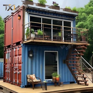 Modified <strong>Shipping</strong> Container Hotel House with Sandwich Panel Steel Structure - Product Image 6