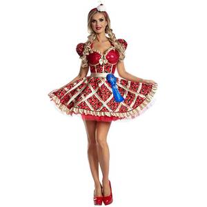 Costume de sorcière Evil Queen multicolore, gothique, pour carnaval, fête d'Halloween, déguisement - Product Image 4