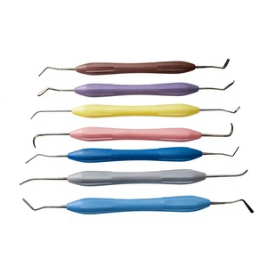 Juego de herramientas de modelado de resina dental, instrumentos de relleno compuesto de doble punta para laboratorios y clínicas dentales, herramientas dentales - Product Image 2
