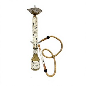 Cachimbas Egipcias de Acero Inoxidable con Decoración de Estrella Azul de Nácar, Diseño Elegante, Precio Competitivo, la Mejor Calidad, Gran Venta - Product Image 1