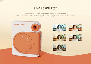 Fotocamera Istantanea con Stampante Integrata, Carta 2x3 Pollici, NFC, Batteria al Litio, Fotocamera Istantanea Wireless per Bambini, Mini Stampante Fotografica a Colori - Product Image 6