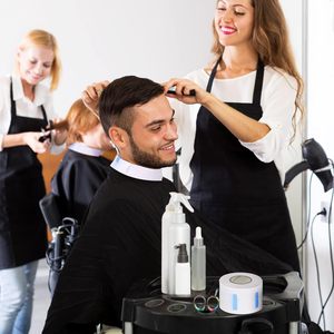 Mejor Oferta: Rollos de Papel Desechables Impermeables para Cuello de Salón, Tiras de Papel con Volantes para Cuello para Barbería - Product Image 4