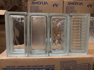 Briques/Blocs <span class=keywords><strong>de</strong></span> <span class=keywords><strong>verre</strong></span> décoratifs blancs <span class=keywords><strong>de</strong></span> haute qualité 190x90x80mm, <span class=keywords><strong>prix</strong></span> moderne et abordable, transparents, creux, pour <span class=keywords><strong>salle</strong></span> <span class=keywords><strong>de</strong></span> <span class=keywords><strong>bain</strong></span>, hôtel, industrie - Product Image 4