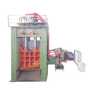 Hydraulic guillotine shear machine for scrap rebar