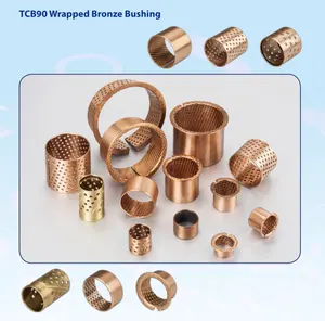 TEHCO High Load Capacity Low Cost Durable Agriculture And Construction Machinery With Through Oil Holes Wrapped Bronze Bushing.