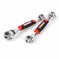 Outils TEBAK, clé à douille universelle, clé à cliquet pour boulons à rainures, outils à main rotatifs, clé multifonction à 360 degrés, clé tigre