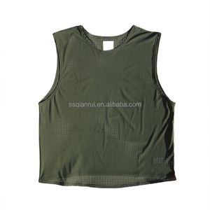 Canotta da Corsa Personalizzata, Asciugatura Rapida, Sottile e Traspirante, Top Sportivo Senza Maniche <span class=keywords><strong>con</strong></span> Fori in Rete per Uomo, Abbigliamento da Palestra - Product Image 4