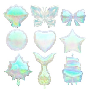 Ballons de fête transparents colorés en forme de cœur, d'étoile, de bonbon, de papillon, de coquille, de sirène, <span class=keywords><strong>ballon</strong></span> en feuille, vente en <span class=keywords><strong>gros</strong></span> - Product Image 5