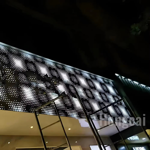 Panel de Aluminio <span class=keywords><strong>para</strong></span> Muro Cortina de Estilo Moderno Personalizable, Fabricante de Paneles Metálicos Perforados de Montaje Superficial <span class=keywords><strong>para</strong></span> <span class=keywords><strong>Fachadas</strong></span> - Product Image 1