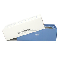 Boîte à bougie en papier carton 3 pièces de luxe avec logo personnalisé boîte cadeau de bougie rigide boîte d'emballage de bougie avec insert