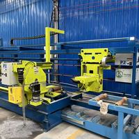 Machine de tirage automatique à trois têtes 880T-1250T entièrement électrique personnalisable, avec moteur servo pour profilés en aluminium et cœur PLC
