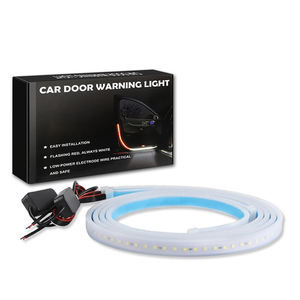 120CM 12V <span class=keywords><strong>LED</strong></span> bandes lumineuses de porte de <span class=keywords><strong>voiture</strong></span> style stroboscopique décoration lumière <span class=keywords><strong>voiture</strong></span> <span class=keywords><strong>clignotant</strong></span> lumière sécurité ouverture alarme lampe <span class=keywords><strong>bande</strong></span> - Product Image 2