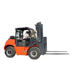 Nouveau chariot élévateur diesel tout-terrain de 3 tonnes 4x4 au détail puissant rendement de levage fort conçu la <span class=keywords><strong>palette</strong></span> de la Chine d'industries de terrain accidenté - Product Image 1
