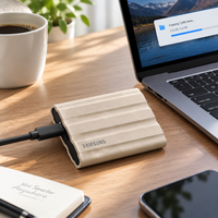 Untuk T7 Shield Portable SSD 1TB USB 3.2 Gen 2 1.050 MB/s |   SSD Tahan Air IP65 yang Tangguh untuk Fotografer dan Pembuat Konten