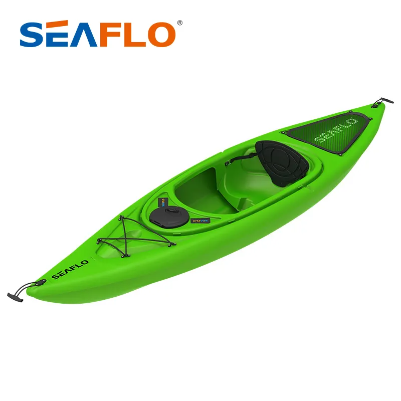 Seaflo 10 Voet Zitten In Kajak SF-1004 Plastic Single One-Person Lichtgewicht Recreatieve Oem Toeren Zeekajak Met Optionele Paddle