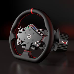 Offre Spéciale Volant de course de jeu VD <span class=keywords><strong>6</strong></span> Force Feedback avec manette de vitesse et pédales magnétiques réglables - Product Image 2