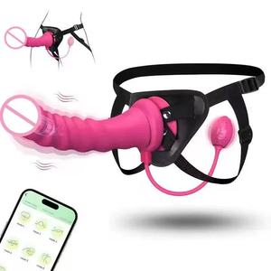Langstrecken-App Fernbedienung Mini Vibrator Dildo USB-betriebenes G-Punkt Spielzeug für Erwachsene für Frauen - Product Image 1