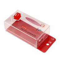 Boîte d'emballage en acétate personnalisée RPET Boîtes d'emballage en plastique PET transparent imprimé suspendu