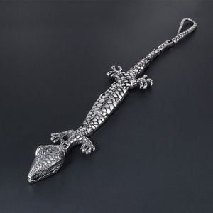 Bracelet en acier inoxydable motif crocodile 21,5 cm, bijoux pour homme CE273 - Product Image 2
