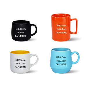 Taza de Café de Cerámica Negra Mate de 13 oz, con Logotipo Personalizado Impreso, Diseño Propio, Asa Cuadrada, Apta para <span class=keywords><strong>Microondas</strong></span>, Venta al Por Mayor - Product Image 6