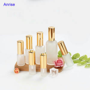 15ml 30ml 50ml 100ml beyaz buzlu cam kozmetik uçucu yağ parfüm <span class=keywords><strong>Serum</strong></span> losyonu gül altın alüminyum pompa sprey şişe - Product Image 2