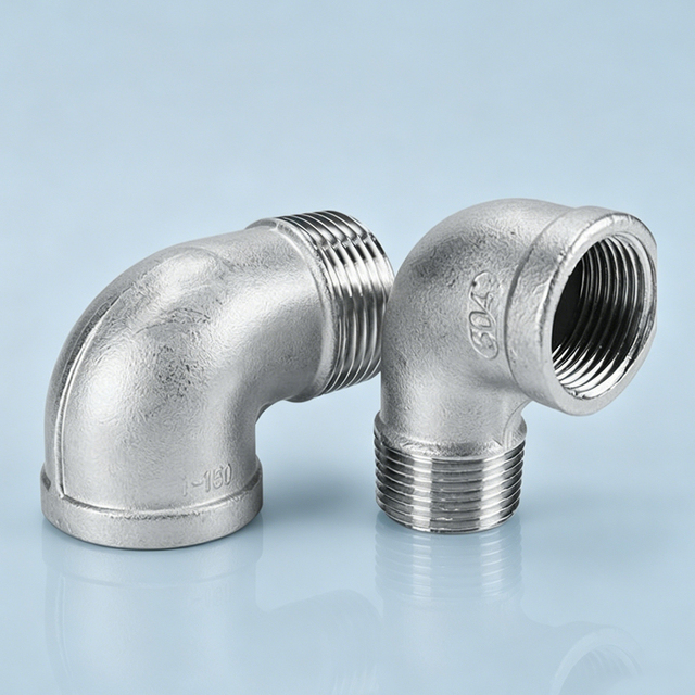 Stainless Steel 304 90 Degree Male X Female Threaded Street Elbow, Pipe Fitting