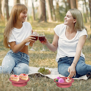 Juego de Accesorios para Vino con Logotipo Personalizado para Amantes del Vino, Soporte de Silicona para Copas de Vino, Bandeja para Cócteles - Product Image 6