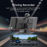 Autoradio portable intelligent GPS BT FM avec écran de 10,26 pouces, CarPlay et Android Auto sans fil, avec PND et Mirror Link, multimédia automobile
