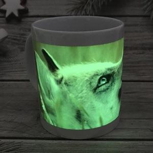 Impression Pioneer Ceramic Glow In Dark Mug With Handle Sublimation Coating For Gifts - Product Image 4