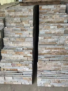 Panneau de pierre culturelle empilée à surface fendue de qualité supérieure, carrelage en pierre naturelle, <span class=keywords><strong>ardoise</strong></span> de <span class=keywords><strong>toiture</strong></span>, décoration murale extérieure - Product Image 3