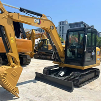 Excavatrice hydraulique compacte sur chenilles CAT306E2 d'occasion, machine de construction haute performance à vendre