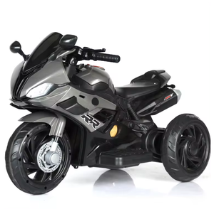 Motocicleta Eléctrica para Niños al por Mayor con Tres Ruedas con Luces Intermitentes, Batería de 6V Recargable, Autos de Juguete para Niños - Product Image 1